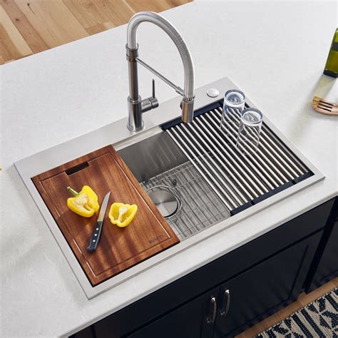 D Ruvati sink from the Tirana series is perfect as a laundry or utility sink. . Ruvati sinks